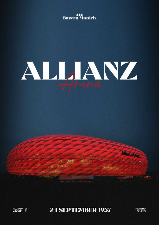 Bayern Munich Allianz Arena poster