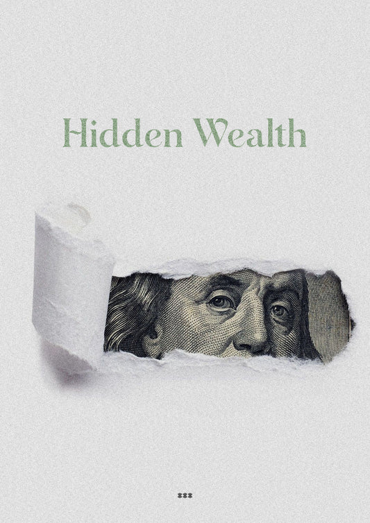 Hidden wealth conceptual wall art