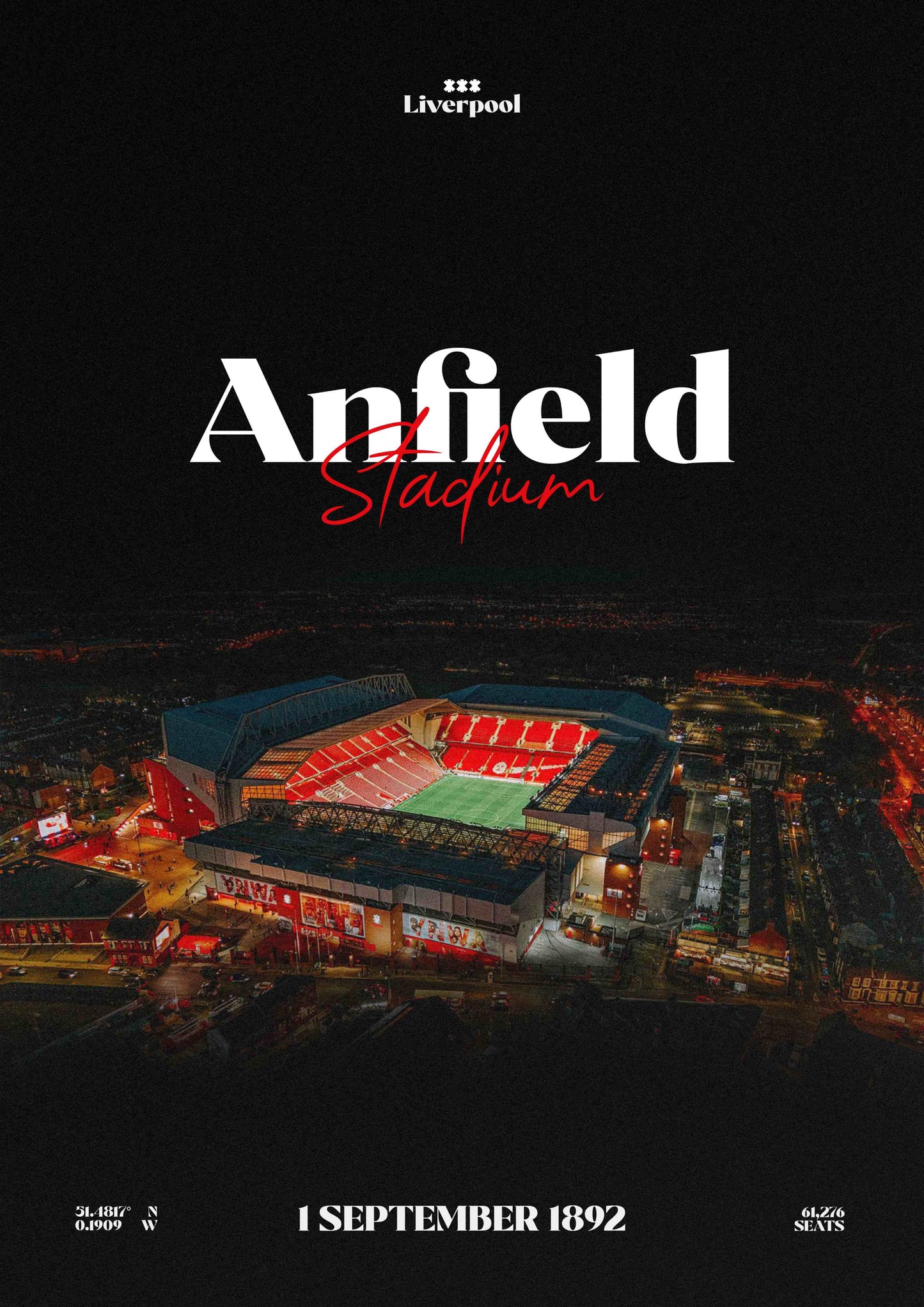 Liverpool Anfield Stadium poster