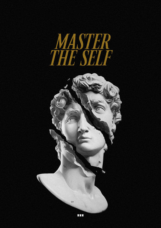 Master the self discipline poster