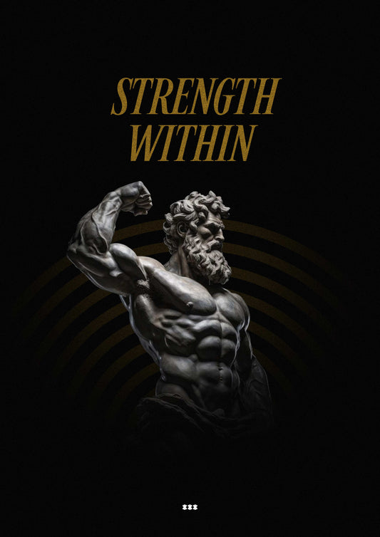 Strength within discipline poster